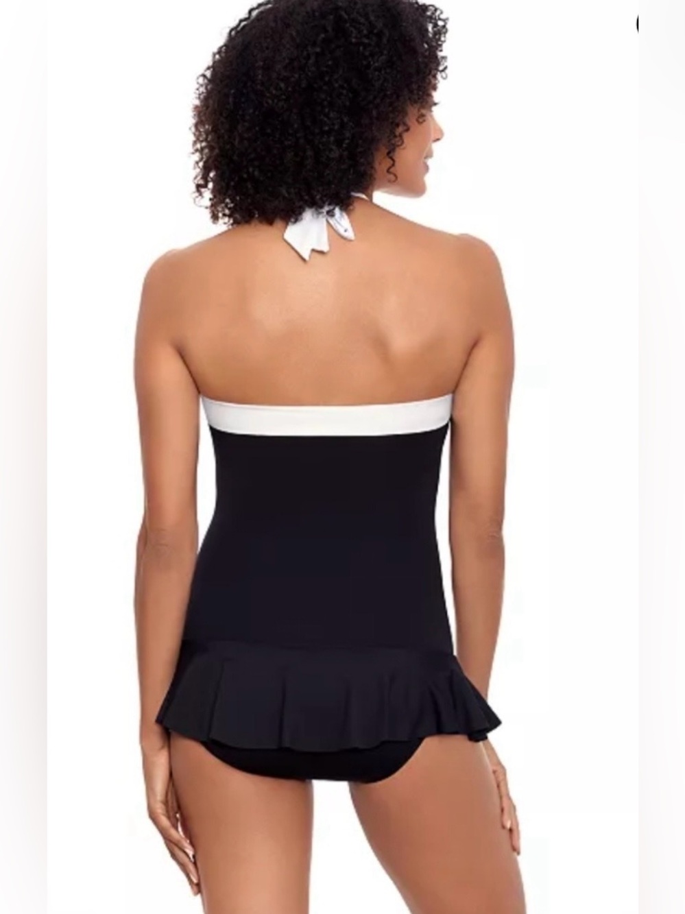 Ralph Lauren Bel Air Shirred Skirted One Piece Swimsuit Swim dress NWT - Picture 5 of 7